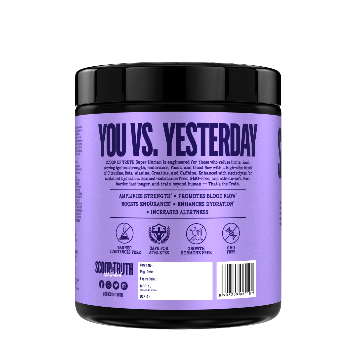 SUPERHUMAN - PRE WORKOUT